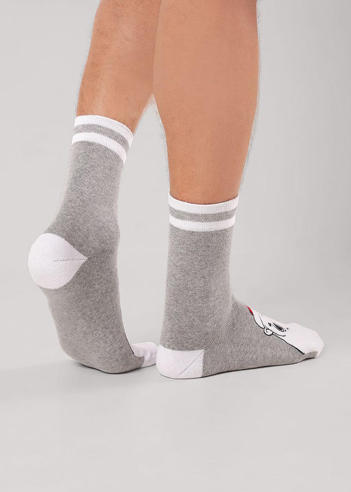 (CLE) К6552П носки муж. НГ плюш (ЧЗ)