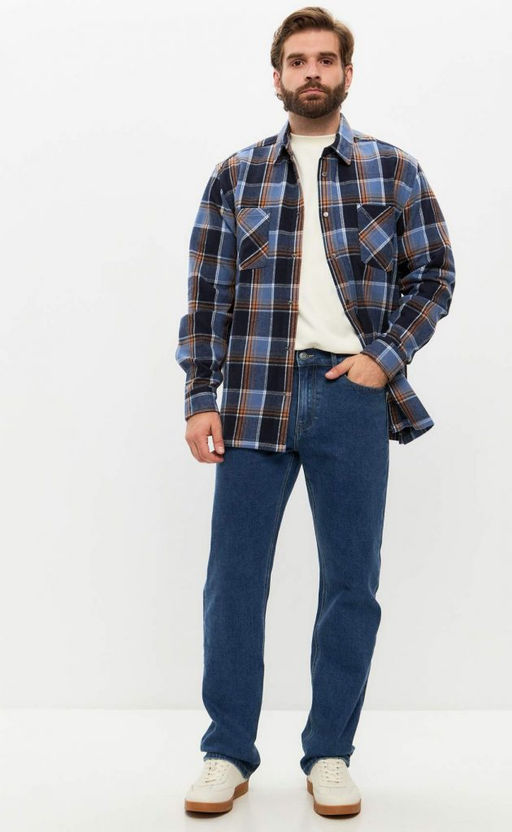 Джинсы F421-0170R middle blue