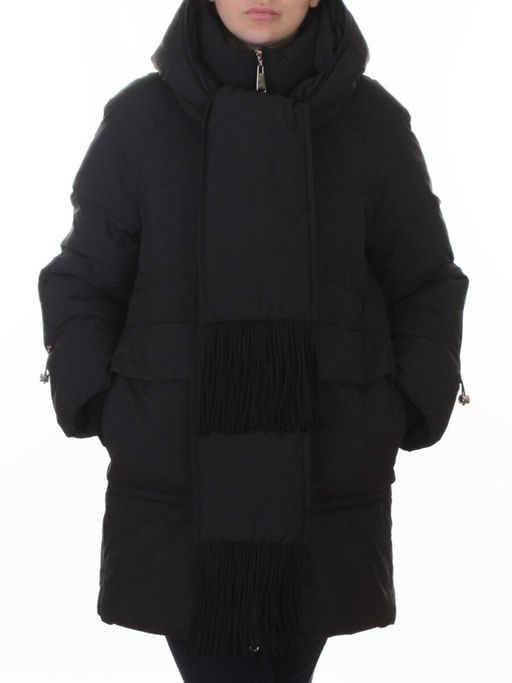 H781 BLACK Куртка зимняя женская (200 гр. холлофайбер) - Fashion фото 3