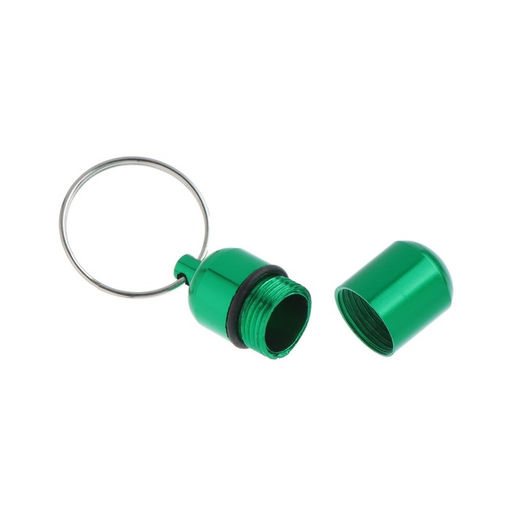 Адресник - капсула под записку, 2,2 х 1,3 см, зелёный - Пижон фото 3