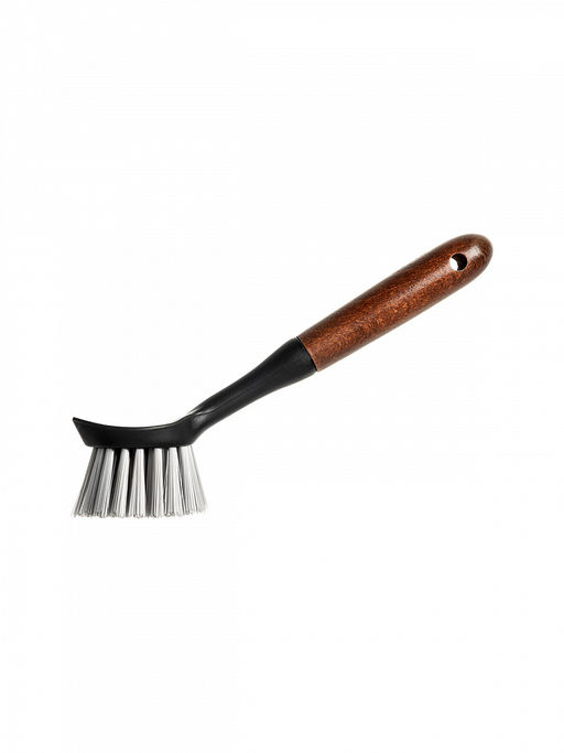 Щётка для мытья посуды 22x4,5x7 коричневый бук, ПП, ПЭТ