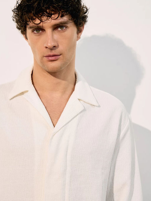 Рубашка из льна / Zarina фото 7