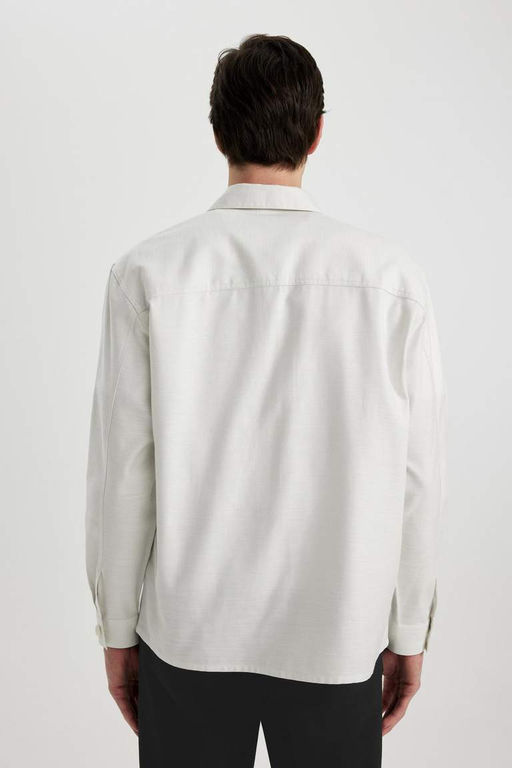 Куртка-рубашка с воротником-поло Relax Fit - Defacto фото 7