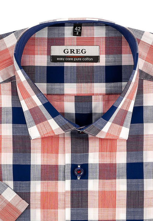 Сорочка мужская короткий рукав GREG 265/101/6727/Z/1_GB