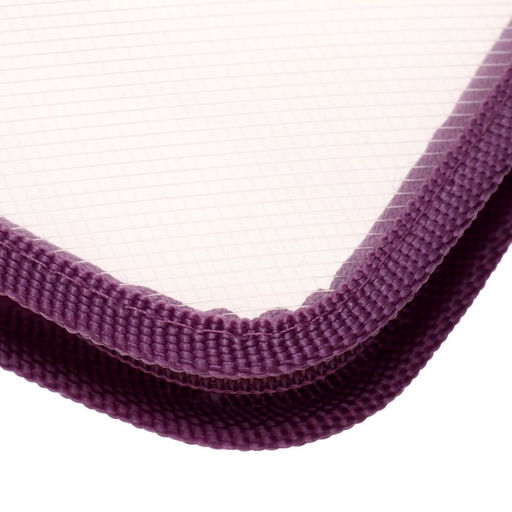 Папка пластиковая А5, 230 х 180 х 25 мм, молния вокруг, Calligrata Офис, ПМ-А5-01, 0.5 мм, прозрачная, Pastel, сиреневая  фото 5