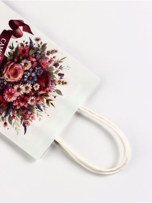 Цена за 3 шт. Пакет подарочный крафт Самой нежной, 12?6?16 см