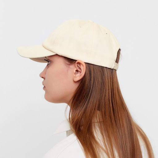 Кепка однотонная MINAKU, бежевая, размер 58