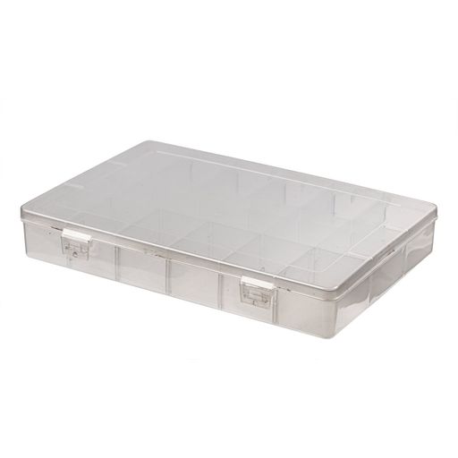Gamma Коробка для шв. принадл. ОМ-063 пластик 27.2 x 18 x 4.1 см прозрачная