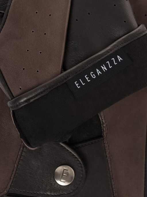 Перчатки мужские б/п IS01115 luggage/mocca - Eleganzza фото 11