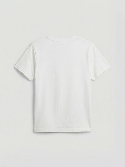 Bisiklet Yaka Bask?l? Erkek ?ocuk Ti??rt