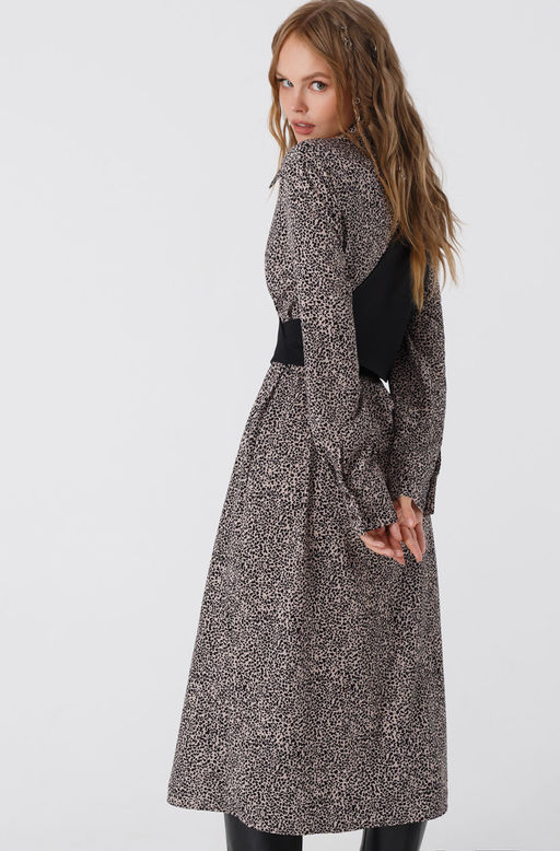 Платье Pirs 3406 бежевый  фото 3