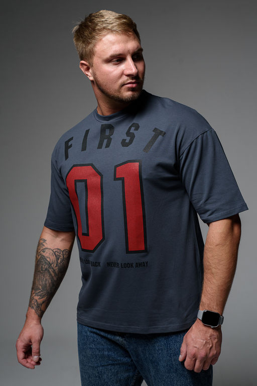 Футболка мужская 8507/1 оверсайз