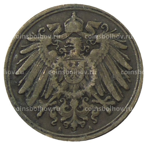 Монета 1 пфенниг 1914 года А Германия