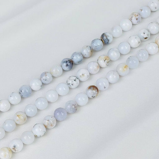 Бусины для украшений из Кохолонга (38 бусин) 39 см