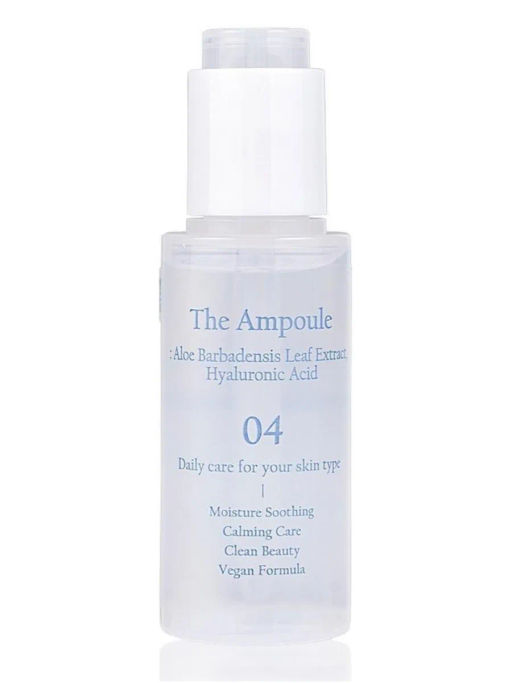 The Ampoule Aloe Barbadensis Leaf Extract Hyaluronic Acid - Сыворотка для лица с экстрактом алоэ барбаденса и гиалуроновой кислотой, 50 мл