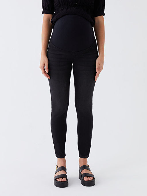 Kar?n Panelli Mercury Skinny Fit Cep Detayl? Hamile Jean Pantolon