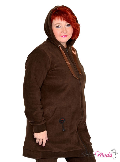 Толстовка Модель №1442 размеры 44-84 - Plusmoda фото 4