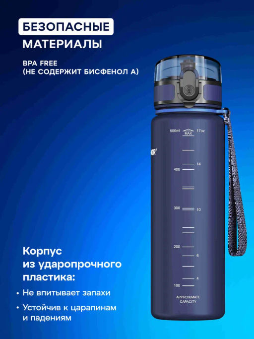 -22% Бутылка-фильтр 0,5 л Сити