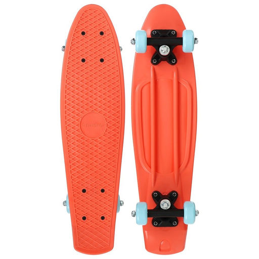 Пенниборд ONLITOP, 56х15 см, колёса PVC 50 мм, пластиковая рама, цвет оранжевый  фото 4