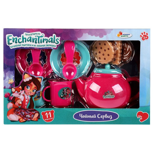 Набор посуды "Enchantimals. Чайный сервиз" 11 предм. (B1944496-R1, 325975) в коробке 32*21см