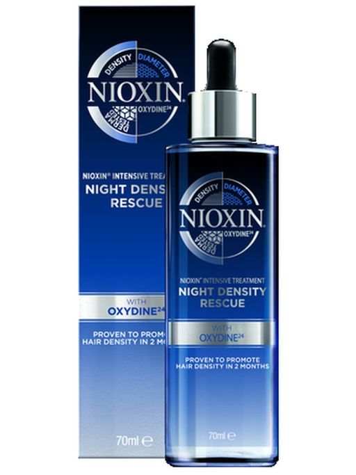Сыворотка ночная Nioxin для увеличения густоты волос, 70 мл
