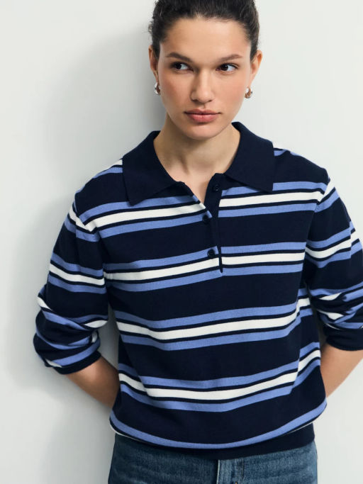 Джемпер из вискозы в полоску / Zarina