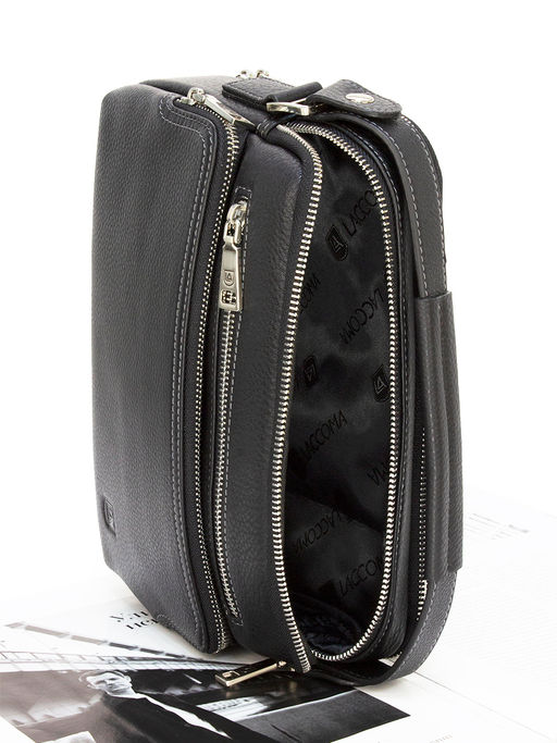 LACCOMA сумка 5270-8-черный натуральная кожа