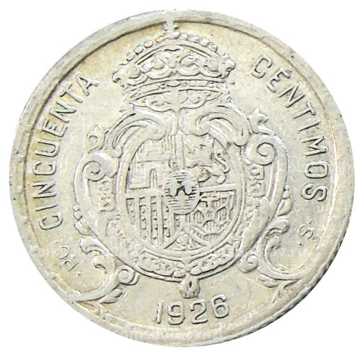 50 сентимо 1926 года Испания