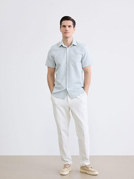 Regular Fit Desenli Erkek G?mlek