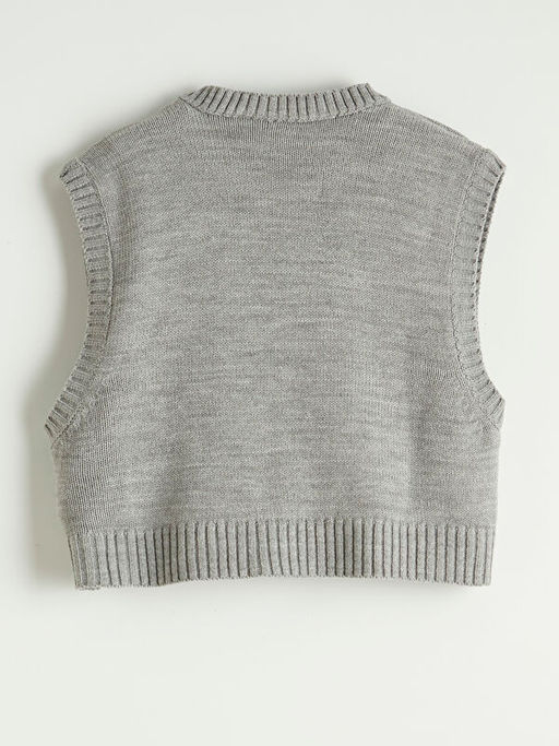 Bisiklet Yaka K?z ?ocuk Elbise ve S?veter