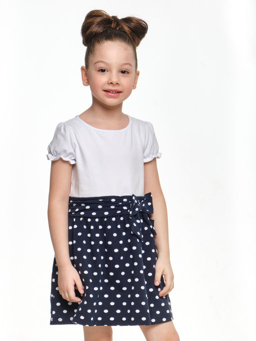 Платье UD 1220 бел/горох - Mini maxi фото 2