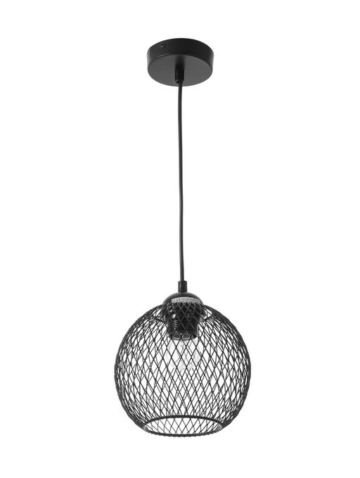 Светильник подвесной 10266/1, 1хE27, 40 Вт, чёрный