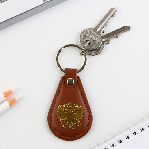 Брелок Герб, кожзам., 4 х 9 см - Micio фото 4