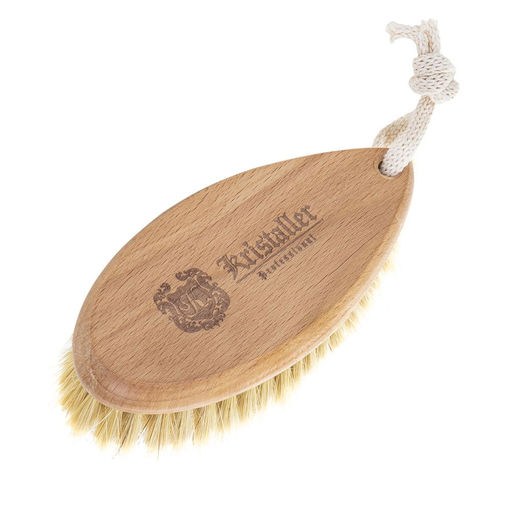 Kristaller Щётка для сухого массажа на ручке, щетина кабан, 215 пучков  фото 9