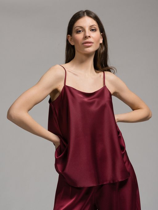 Топ широкий из атласа - Tantino фото 7