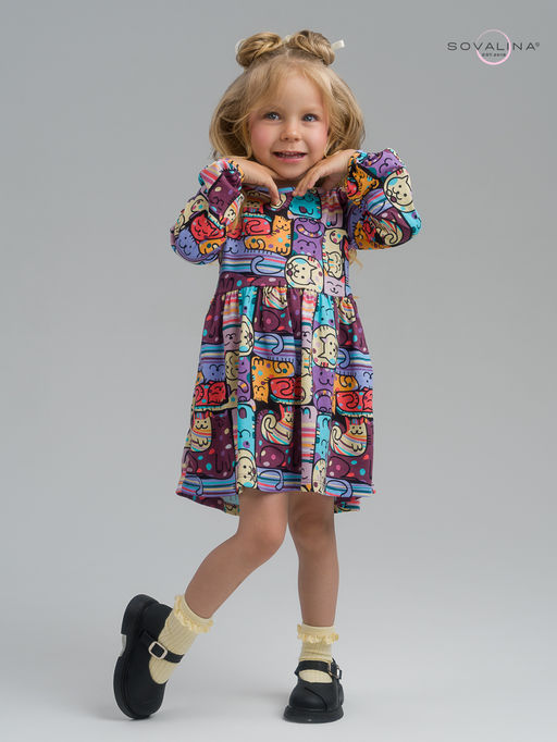 Платье Моана коты в горошек - Sovalina фото 14