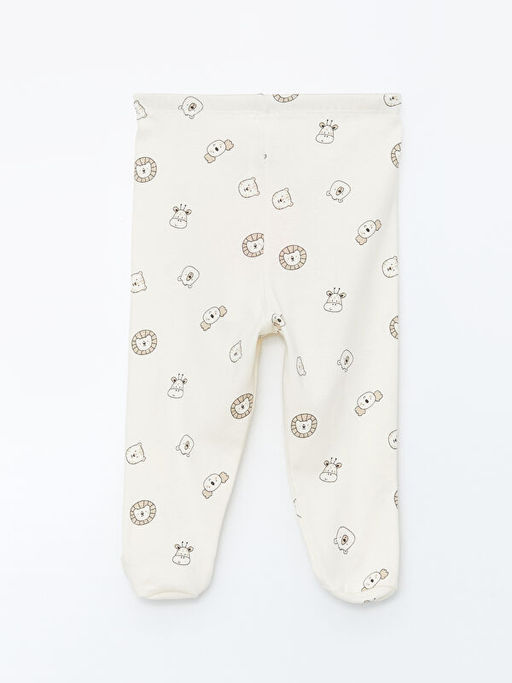 Bask?l? Erkek Bebek Pantolon 3l?