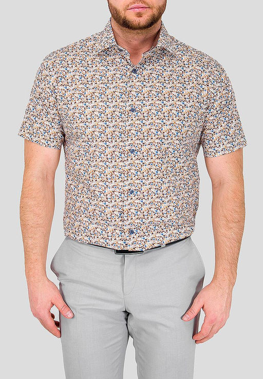 Сорочка мужская короткий рукав GREG 523/101/14653/Z/1  фото 8