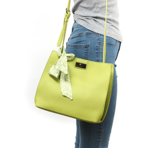Сумка женская искусственная кожа XHD-2750, 1отд, плеч/ремень, зеленый SALE 260532 - Adelia фото 5