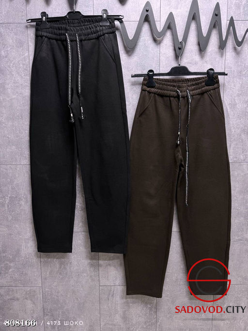 Брюки теплые женские на резинке - Bruno фото 4