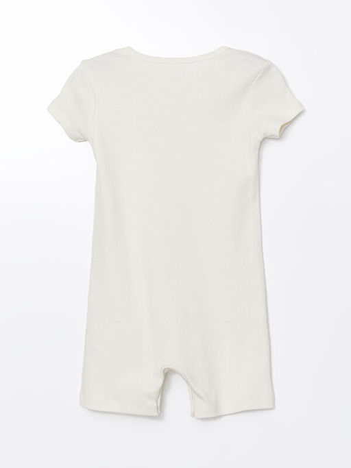 Bisiklet Yaka Pamuklu Erkek Bebek Tulum