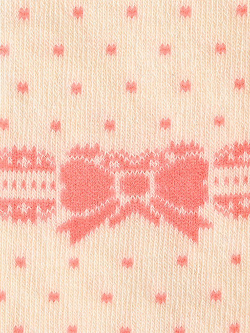 (Omsa) Collant 12P32-1 с рисунком (бантики)