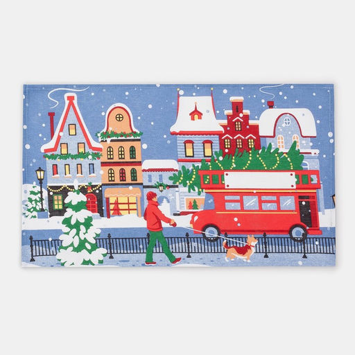 Полотенце кухонное Праздник в городе 35х60см, 160 г/м2 - Доляна фото 2