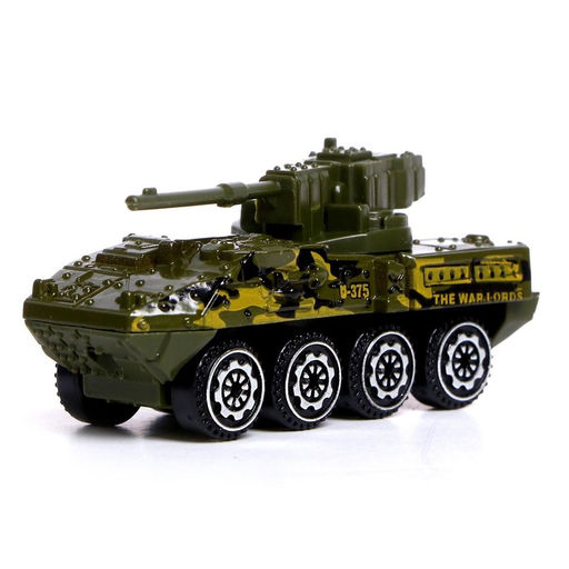 Машинка-сюрприз в банке, Военные, МИКС - Автоград фото 5