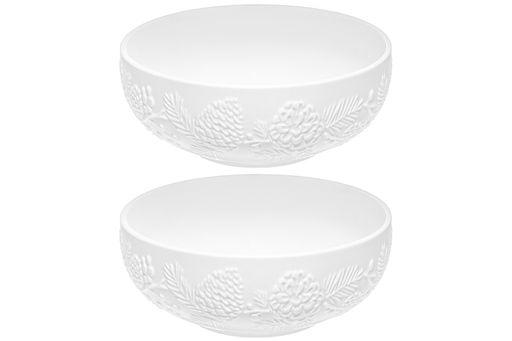 Набор 2 салатников 16.5*16.5*6 см 800 мл Шишки - Elan gallery фото 6