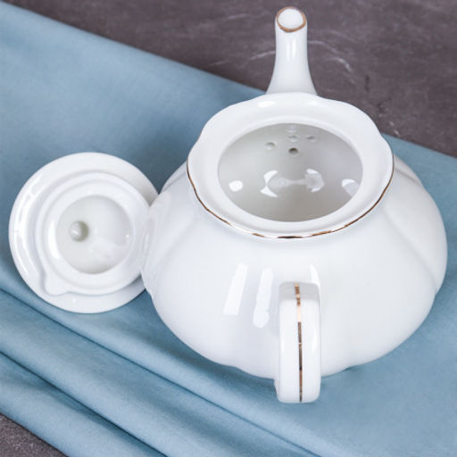 Чайник заварочный 800 мл / TP03G WHITE /уп 18/ - Галеонтрейд фото 4