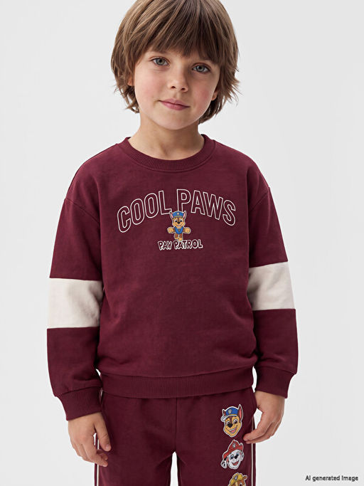 Paw Patrol Bask?l? Erkek ?ocuk Sweatshirt