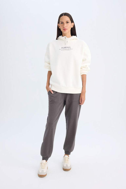 Спортивные брюки стандартного кроя с кружевным поясным карманом - Defacto фото 2