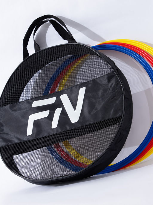Комплект тренировочных колец FN Strength Ring 40см/12шт (Red/Yellow)