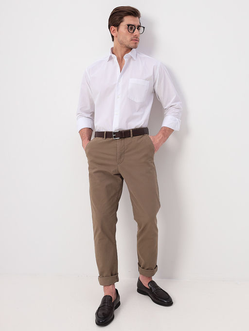 Сорочка мужская длинный рукав GREG 100/199/WHITE  фото 5